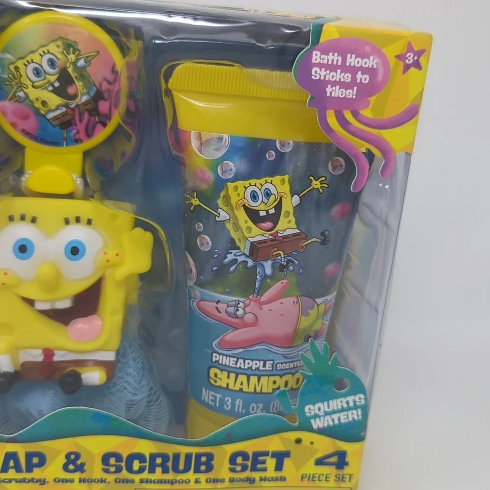 New SpongeBob SquarePants Soap & Scrub Set